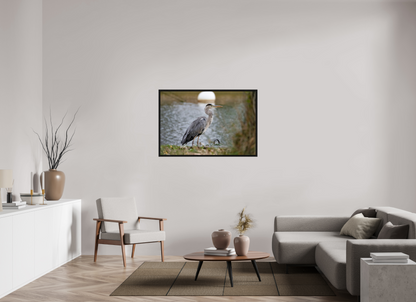 120 x 80 cm, Floater Frame Héron