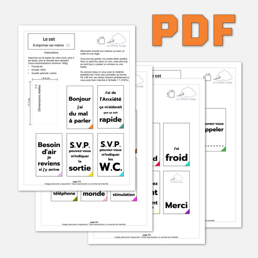 Le set – PDF à imprimer