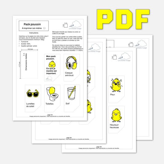Pack poussin – PDF à imprimer