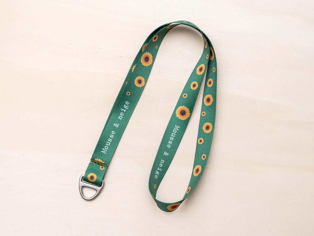 Tour de cou tournesol - mousse et neige